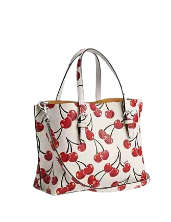 Coach Mollie Tote Bag 25 With Cherry Print - Image 2