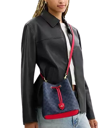 Coach Rowan Bucket Bag In Signature Canvas - Image 4
