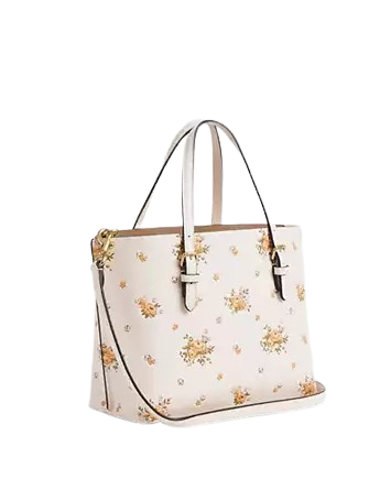 Coach Mollie Tote Bag 25 With Floral Print - Image 3