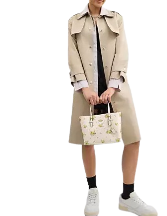 Coach Mollie Tote Bag 25 With Floral Print - Image 4