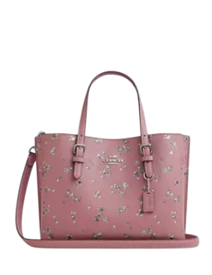 Coach Mollie Tote Bag 25 With Star Print