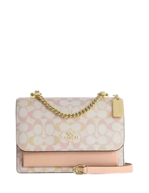 Coach Klare Crossbody Bag In Pretty Signature Canvas