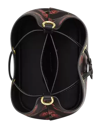 Coach Rowan Bucket Bag With Cherry Print - Image 2