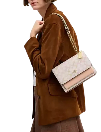 Coach Klare Crossbody Bag In Pretty Signature Canvas - Image 4