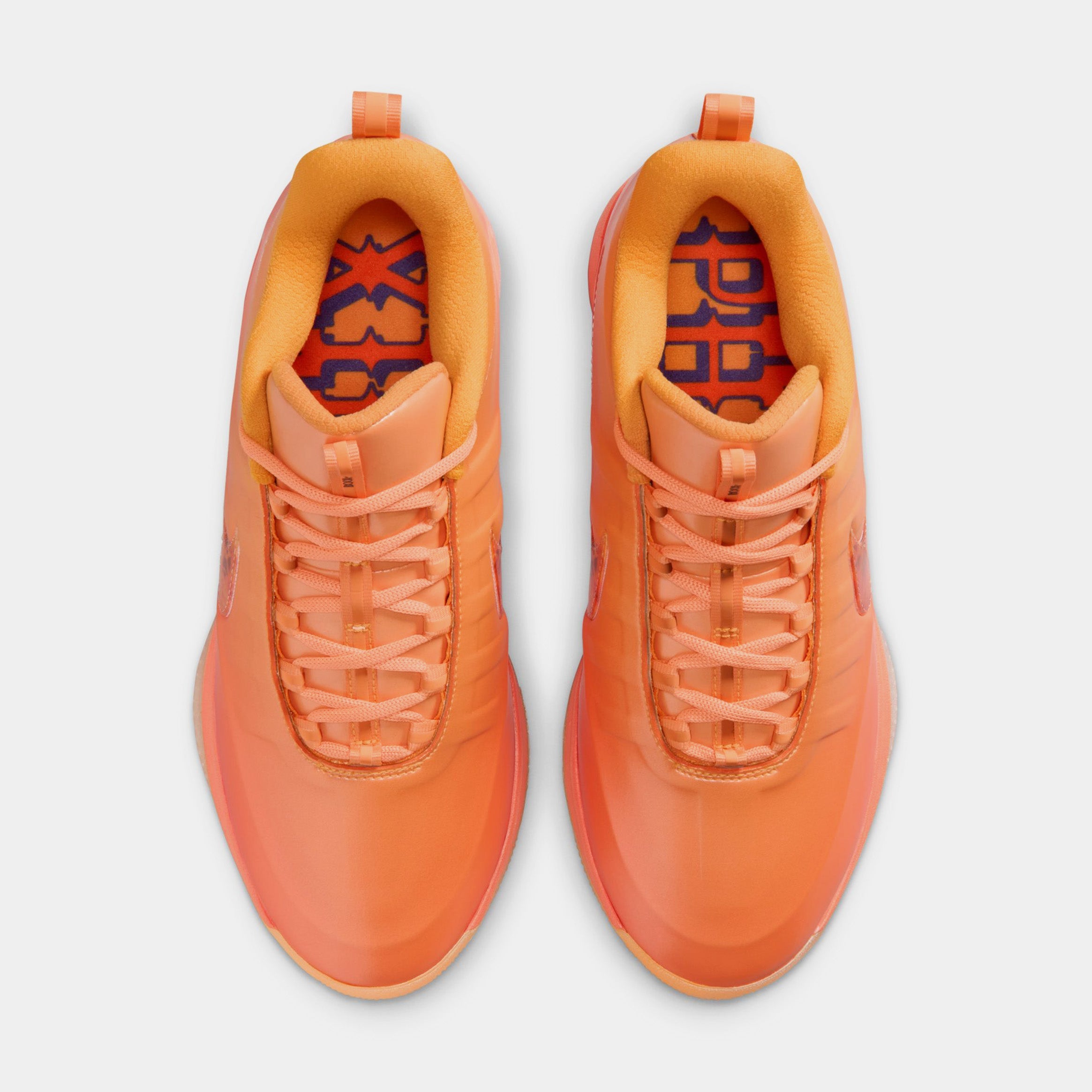 Book 2 The Phoenix Mens Basketball Shoes (Sundial/Medium Ash/Black/Safety Orange/Clay Orange) - Image 2