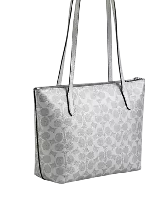 Coach Fiona Zip Tote Bag In Signature Canvas - Image 3