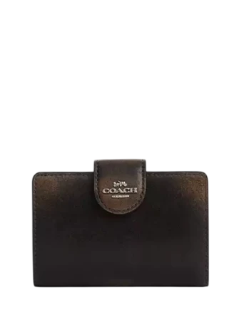 Coach Medium Corner Zip Wallet In Loved Leather