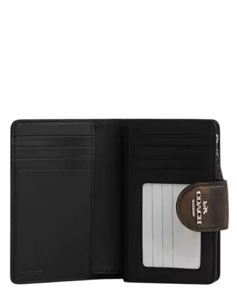 Coach Medium Corner Zip Wallet In Loved Leather - Image 3