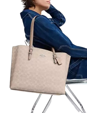 Coach Mollie Tote Bag In Signature Canvas - Image 4