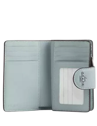 Coach Medium Corner Zip Wallet In Pretty Signature Canvas - Image 2