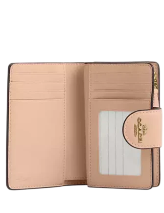 Coach Medium Corner Zip Wallet In Pretty Signature Canvas - Image 2