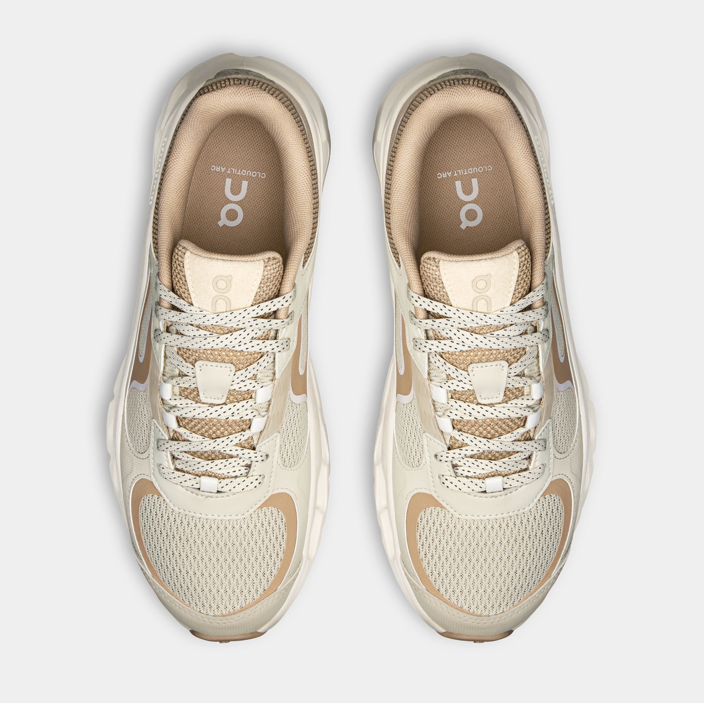 Clouldtilt Arc Mens Running Shoes (Grain/ Ivory) - Image 2
