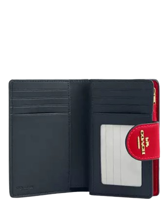 Coach Medium Corner Zip Wallet In Signature Canvas - Image 3