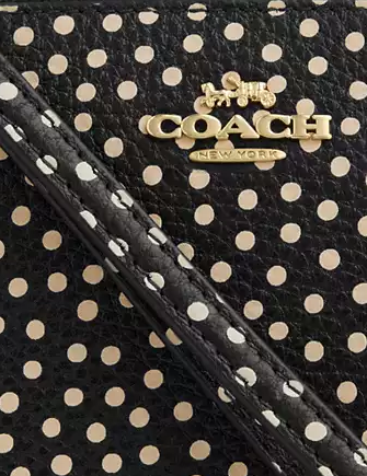 Coach Corner Zip Wristlet With Spot Print - Image 2