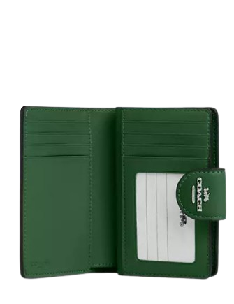Coach Medium Corner Zip Wallet In Signature Canvas - Image 3