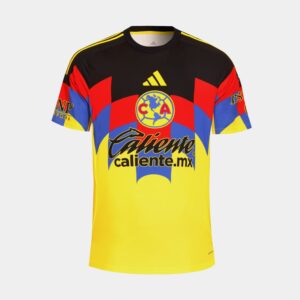 Club America Caliente Home Mens Jersey (Yellow/Black)