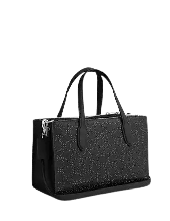 Coach Nina Small Tote Bag With Signature Rivets - Image 4