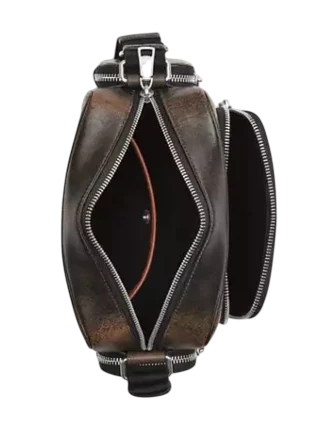 Coach Fletcher Crossbody Bag In Loved Leather - Image 3