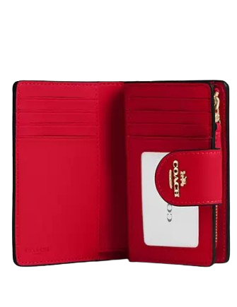 Coach Medium Corner Zip Wallet In Signature Canvas - Image 3