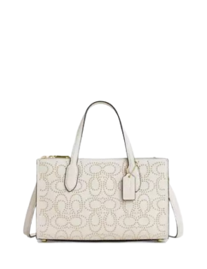 Coach Nina Small Tote Bag With Signature Rivets