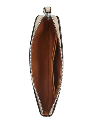 Coach Corner Zip Wristlet With Stripe - Image 3
