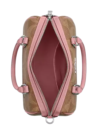Coach Rowan Satchel Bag In Maxi Signature Canvas - Image 2
