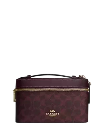 Coach Cosmetic Case In Signature Canvas