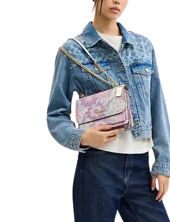 Coach Klare Crossbody Bag With Floral Print - Image 4