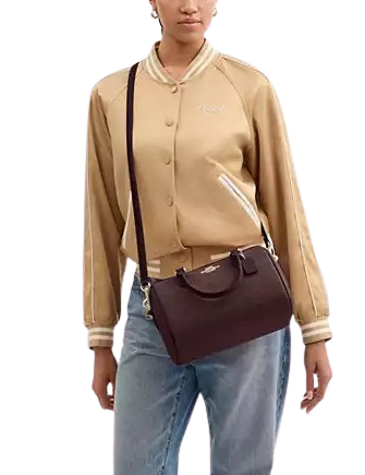 Coach Rowan Satchel Bag In Signature Canvas - Image 4