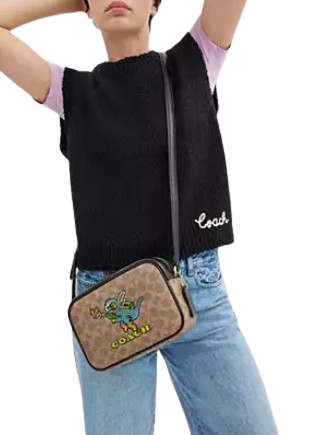 Coach Cosmic Coach Jamie Camera Bag In Signature Canvas With Rexy Print - Image 2