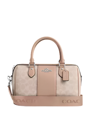 Coach Rowan Satchel Bag In Signature Canvas