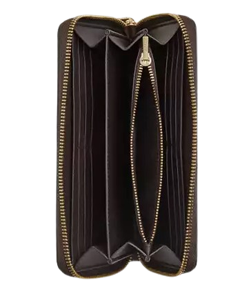 Coach Cosmic Coach Long Zip Around Wallet In Signature Canvas With Robot Print - Image 2