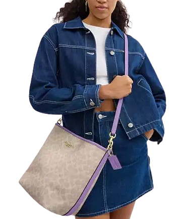 Coach City Large Bucket Bag In Signature Canvas - Image 4
