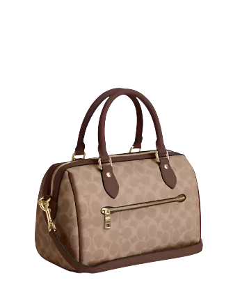 Coach Rowan Satchel Bag In Signature Canvas - Image 4