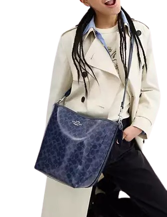Coach City Large Bucket Bag In Signature Canvas - Image 2