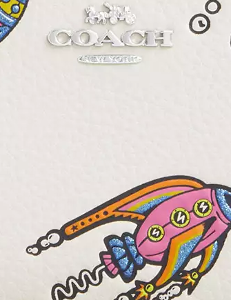 Coach Cosmic Coach Long Zip Around Wallet With Rocket Print - Image 3