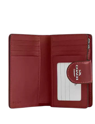 Coach Medium Corner Zip Wallet In Signature Denim - Image 3