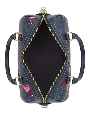 Coach Rowan Satchel Bag In Signature Canvas With Cherry Print - Image 4