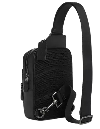 Coach Cosmic Coach Racer Sling Pack In Signature Canvas With Robot Print - Image 3
