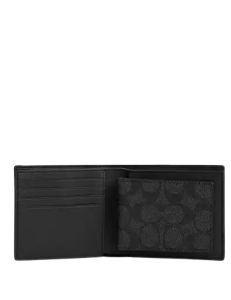 Coach 3 In 1 Wallet In Signature Canvas - Image 2