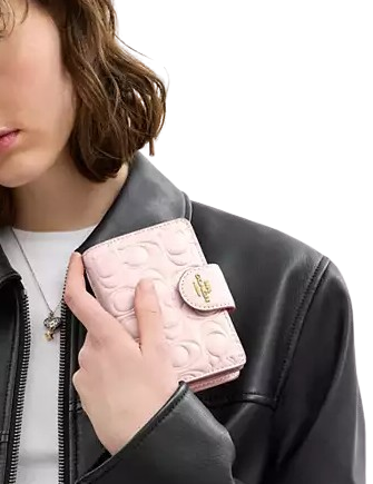 Coach Medium Corner Zip Wallet In Signature Leather - Image 3