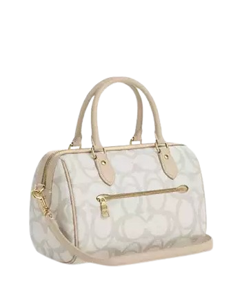 Coach Rowan Satchel Bag In Sketch Signature Canvas - Image 3