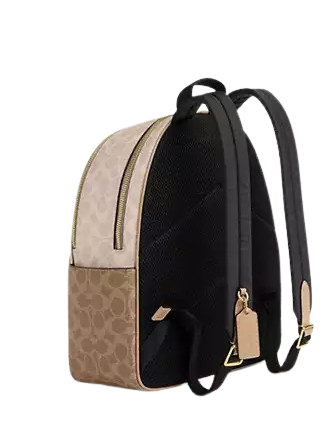 Coach Court Backpack In Blocked Signature Canvas - Image 2