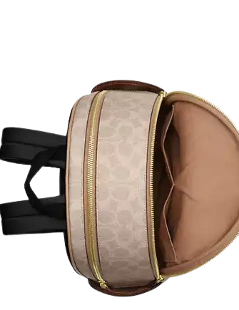Coach Court Backpack In Blocked Signature Canvas - Image 4
