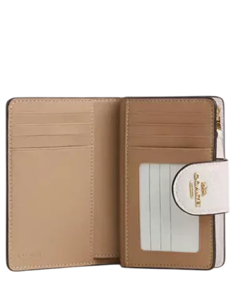 Coach Medium Corner Zip Wallet With Cherry Print - Image 3