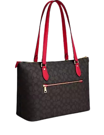 Coach Gallery Tote Bag In Signature Canvas - Image 4