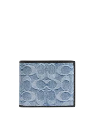Coach 3-In-1 Wallet In Loved Signature Denim
