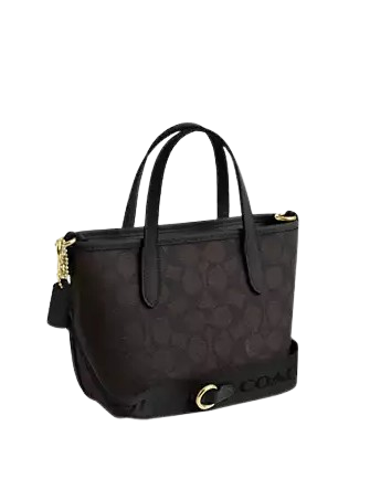 Coach City Mini Tote Bag In Signature Canvas - Image 2