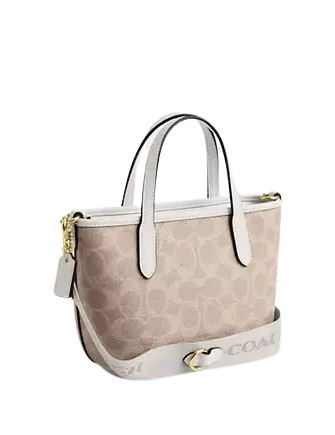Coach City Mini Tote Bag In Signature Canvas - Image 2