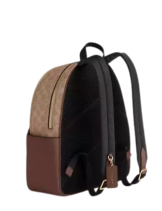 Coach Court Backpack In Signature Canvas - Image 3